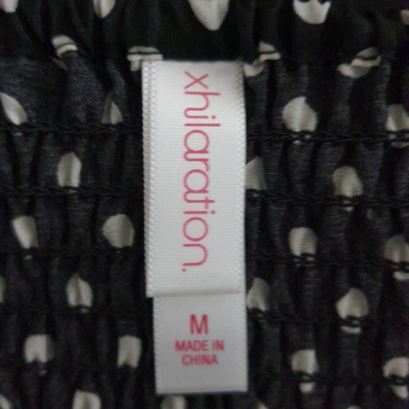 Women's Xhilaration Polka Dot Dress Medium - Picture 5 of 6